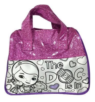 ハンドルによって Doodlebag 個人化されるポリエステルが付いている多彩な落書きのトート バック